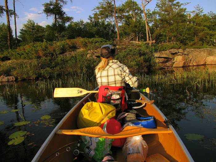 Canoeing on the French River (Dokis), Ontario, July 03 - 08, 2011